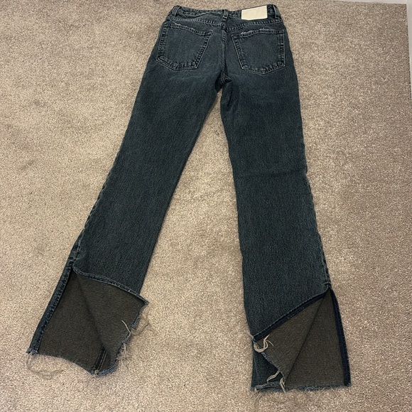 GRLFRND Harlow Highrise bootcut Women's loose Slit hem Jeans - Picture 3 of 17